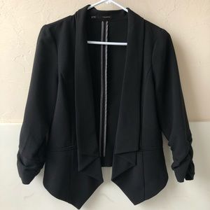 Maurices size medium black open front blazer